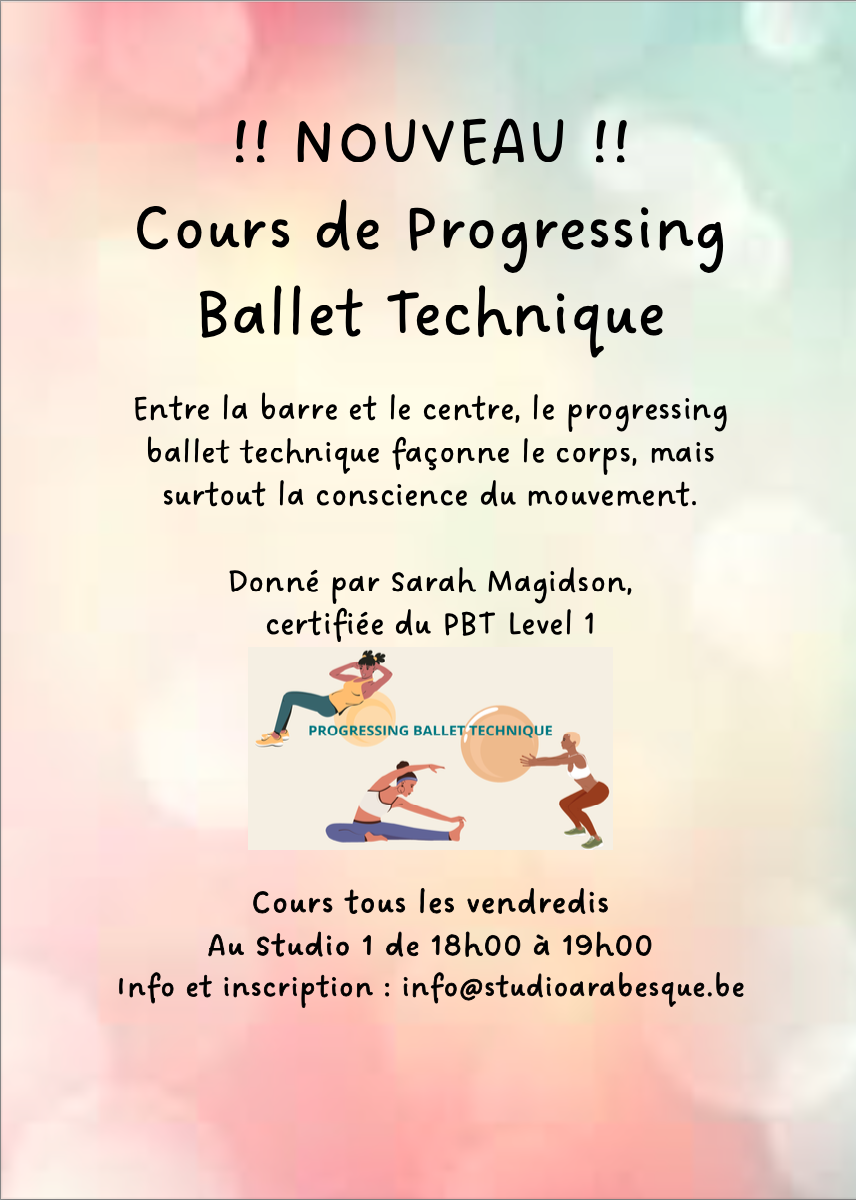 Confirmation PBT vendredis